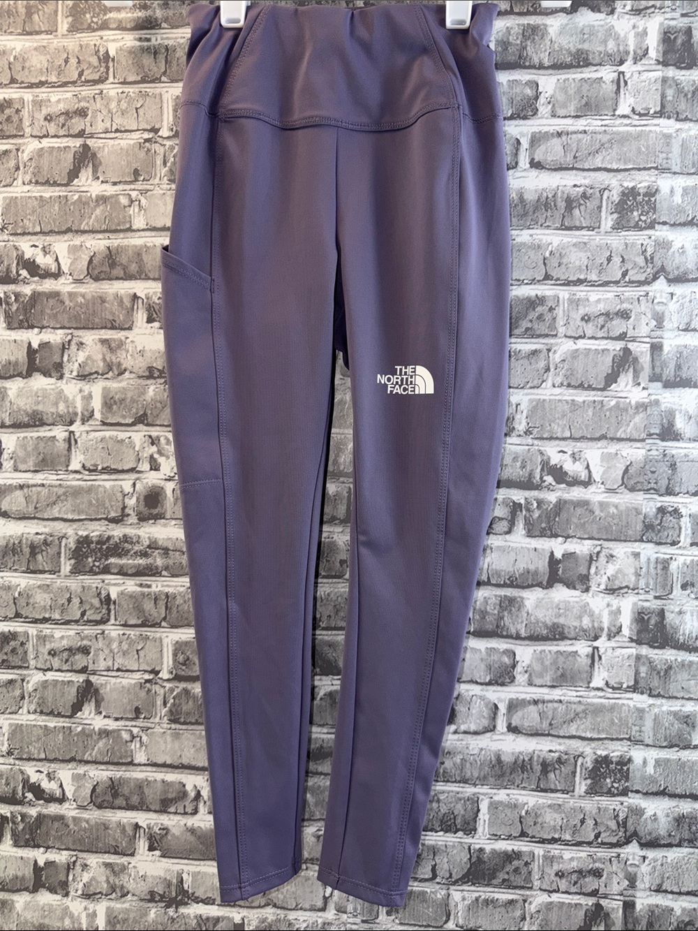 The North Face Kids Purple Jogger Leggings with Side Pocket